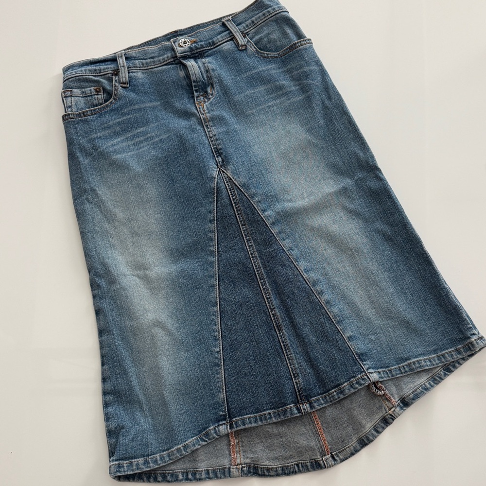 allen b by allen schwartz denim skirt